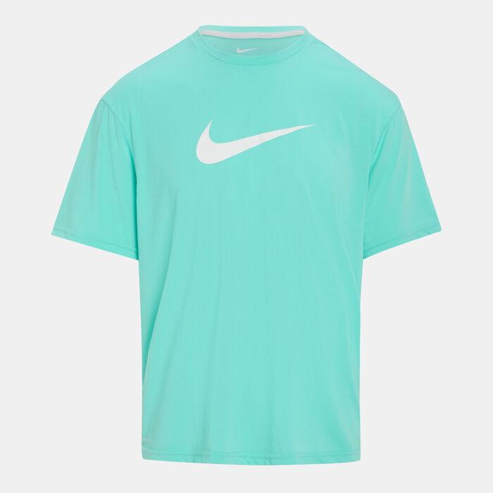 Nike Swim Men's Hydroguard Swimming Top Blue Nike Swim Men's Hydroguard Swimming Top Blue image number 0