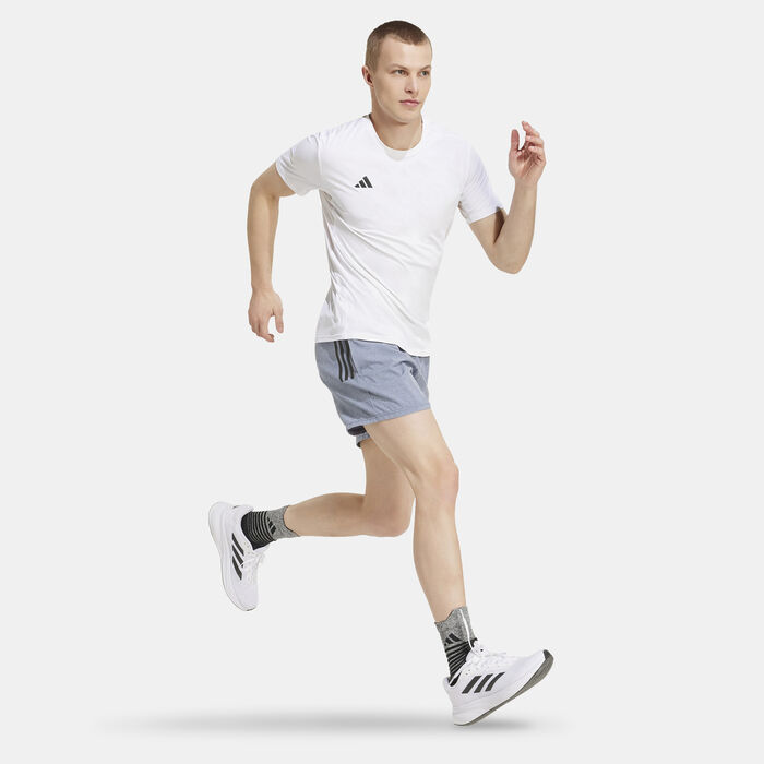 adidas Men's Own The Run Shorts Blue adidas Men's Own The Run Shorts Blue image number 2