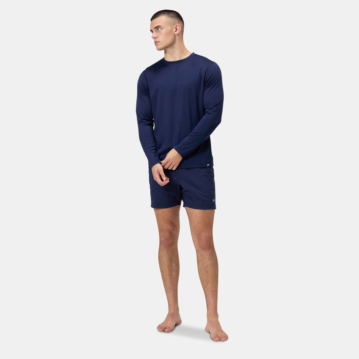 Speedo Men's Graphic Swimming T-Shirt Blue Speedo Men's Graphic Swimming T-Shirt Blue image number 2