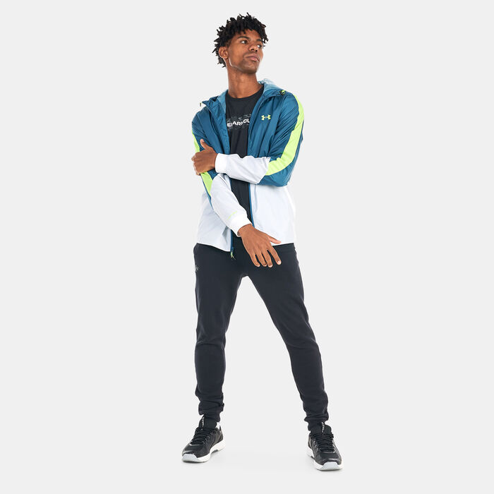 Under Armour Men's UA Legacy Windbreaker Jacket Blue Under Armour Men's UA Legacy Windbreaker Jacket Blue image number 2