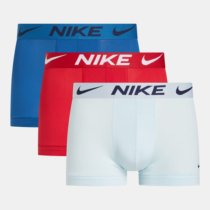 Nike Men's Dri-FIT Essential Micro Briefs (3 Pack) Blue Nike Men's Dri-FIT Essential Micro Briefs (3 Pack) Blue image number 0