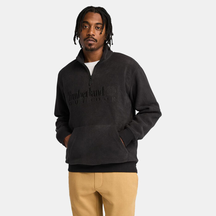 Timberland Men's Polartec 200 1/4-Zip Sweatshirt Black Timberland Men's Polartec 200 1/4-Zip Sweatshirt Black image number 0