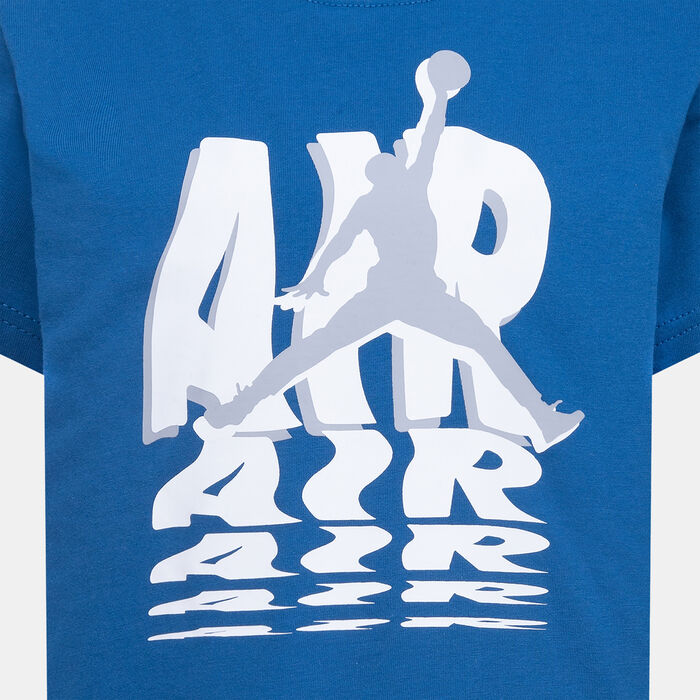 Nike Kids' Air Galaxy T-Shirt and Shorts Set Grey image number 1