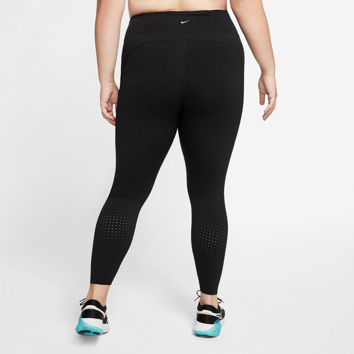 Nike Women's Epic Luxe Leggings (Plus Size) Black Nike Women's Epic Luxe Leggings (Plus Size) Black image number 1