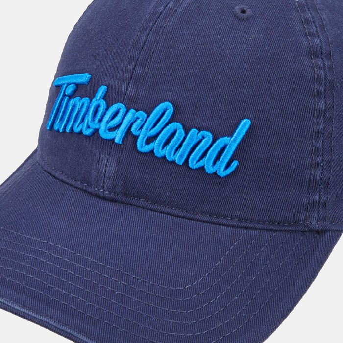 Timberland Men's Embroidered Logo Cap Blue Timberland Men's Embroidered Logo Cap Blue image number 2