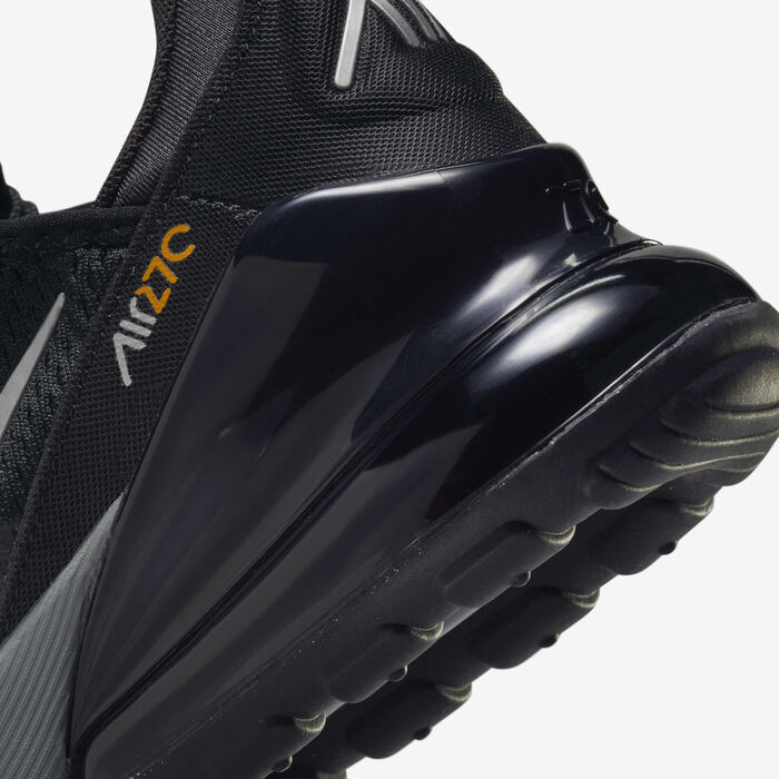 Nike Kids' Air Max 270 Shoes Black Nike Kids' Air Max 270 Shoes Black image number 7