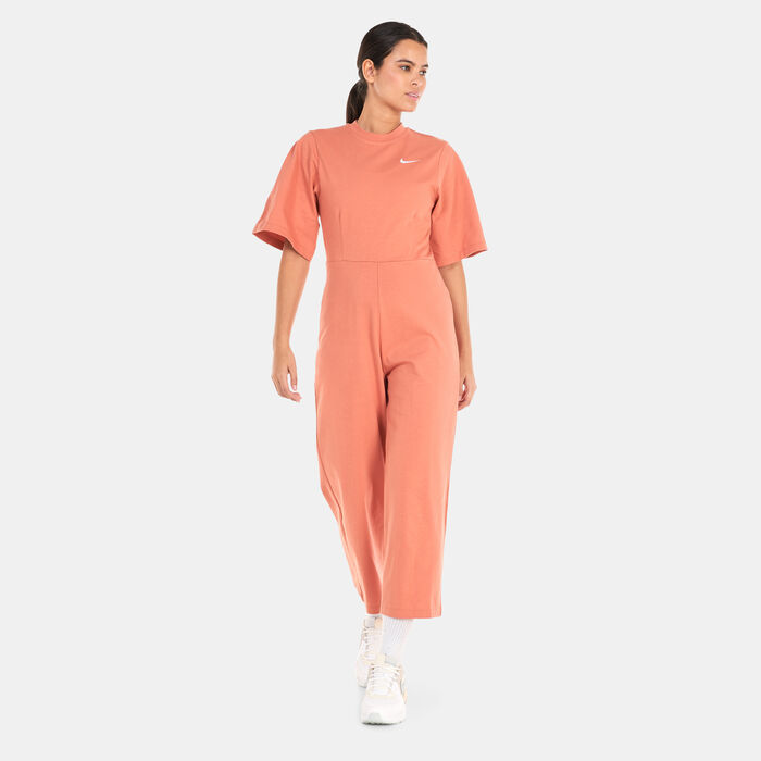 Nike Women's Sportswear Jersey Jumpsuit Peach image number 0
