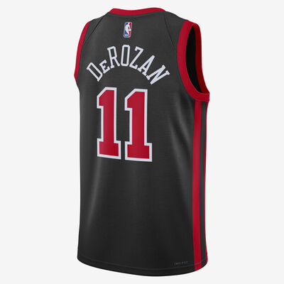 Nike Men's NBA DeMar DeRozan Chicago Bulls City Edition 2023/24 Dri-FIT Swingman Jersey Black