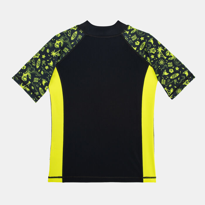 COEGA Kids' Swimming Rashguard Black COEGA Kids' Swimming Rashguard Black image number 1