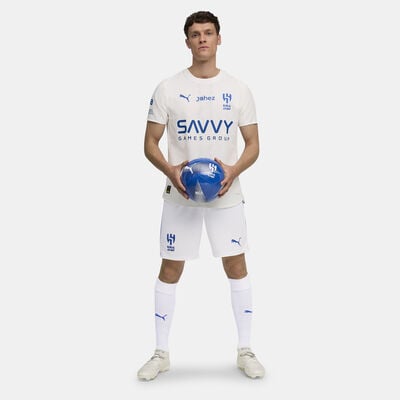 PUMA Men's Al Hilal Replica Football Shorts White PUMA Men's Al Hilal Replica Football Shorts White