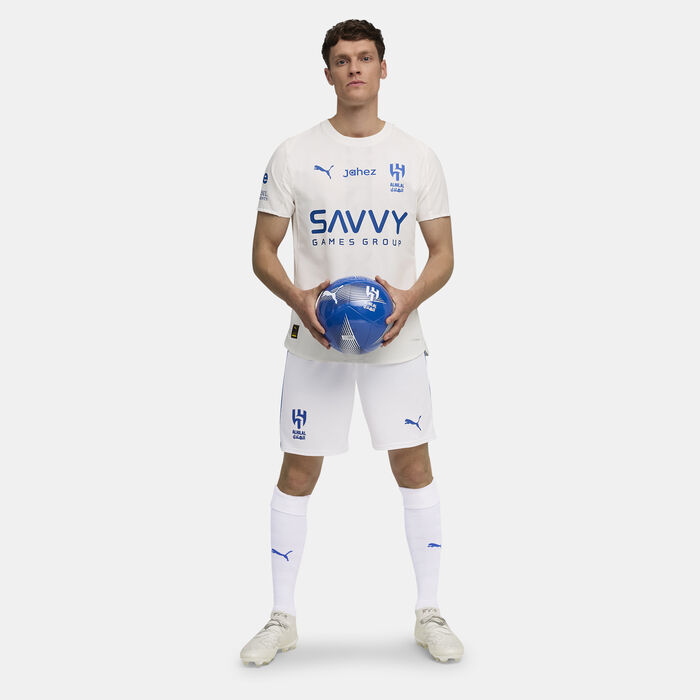 PUMA Men's Al Hilal Replica Football Shorts White PUMA Men's Al Hilal Replica Football Shorts White image number 1