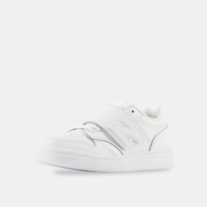 New Balance Kids' BB480 Velcro Shoes White New Balance Kids' BB480 Velcro Shoes White image number 6