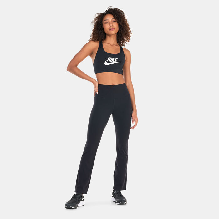 Nike Yoga Luxe Crop Sports Top Black