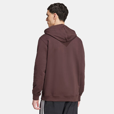 adidas Originals Men's Trefoil Essentials Hoodie Red adidas Originals Men's Trefoil Essentials Hoodie Red