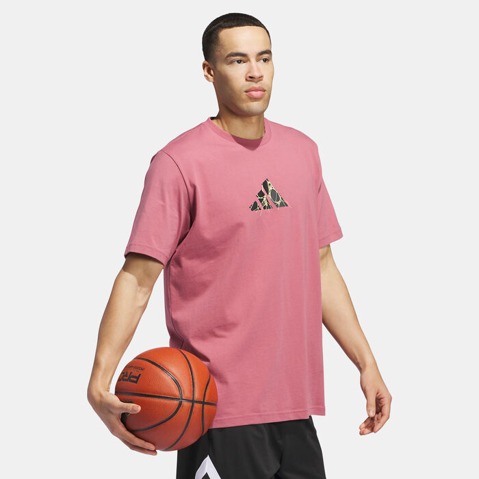 adidas Men's Donovan Mitchell Foundation T-Shirt Red adidas Men's Donovan Mitchell Foundation T-Shirt Red image number 2