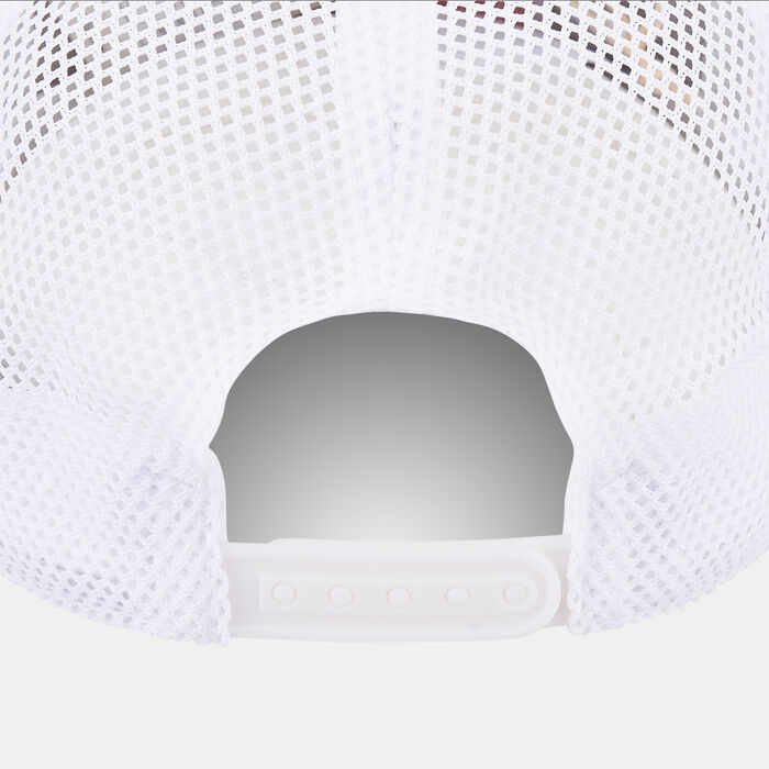 adidas Men's Snapback Trucker Cap White adidas Men's Snapback Trucker Cap White image number 1