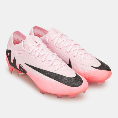 Nike Men's Zoom Mercurial Vapor 15 Elite Firm-Ground Football Shoe Pink