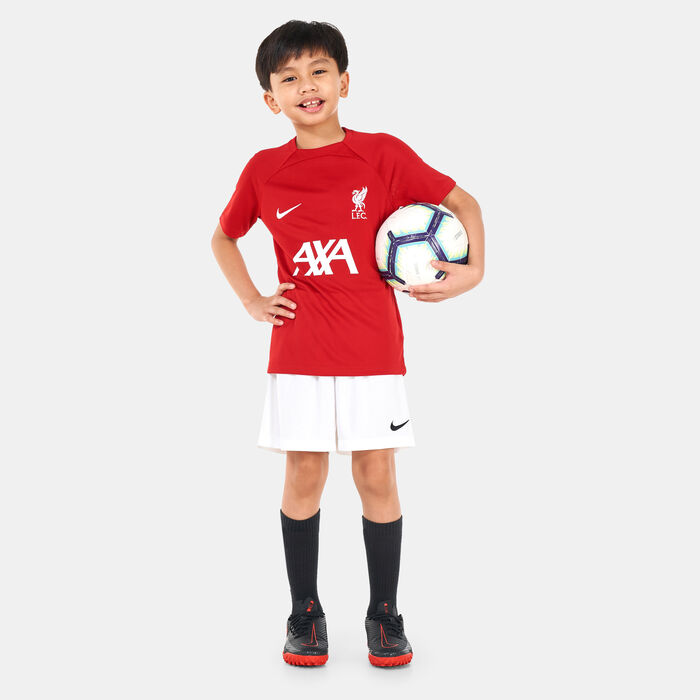 Nike Kids' Dri-FIT Liverpool F.C. Academy Pro Top (Older Kids) Red image number 2