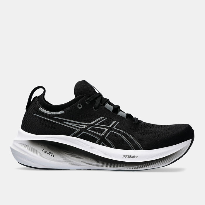 ASICS Men's GEL-NIMBUS 26 Running Shoes Black ASICS Men's GEL-NIMBUS 26 Running Shoes Black image number 0