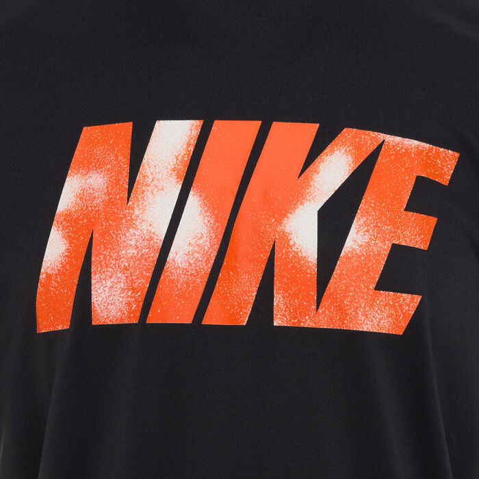 Nike Swim Men's Brand Blast Logo Swimming Shorts Black image number 2