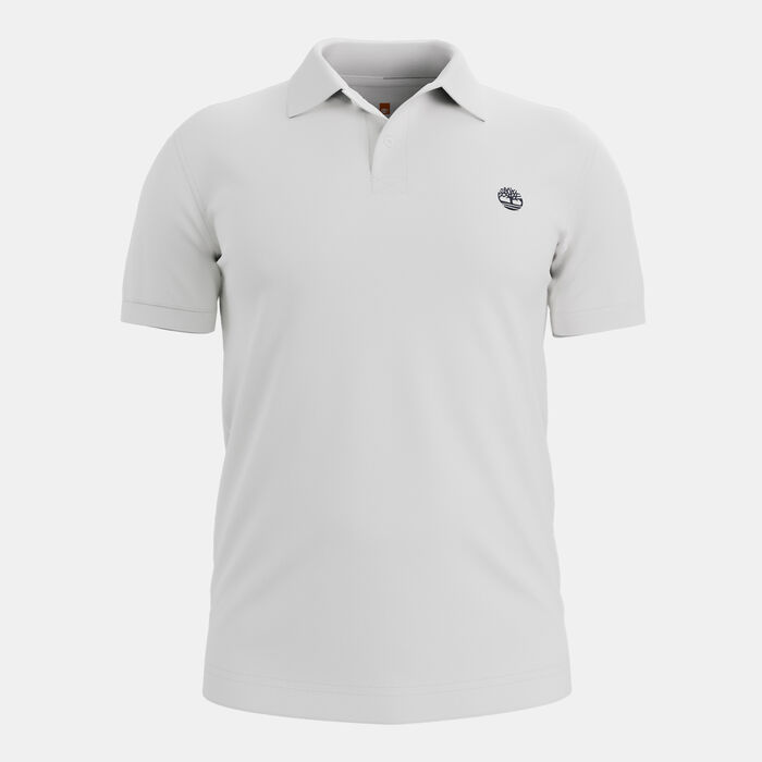 Timberland Men's Millers River Stretch Polo Shirt White image number 0