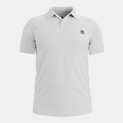 Timberland Men's Millers River Stretch Polo Shirt White Timberland Men's Millers River Stretch Polo Shirt White