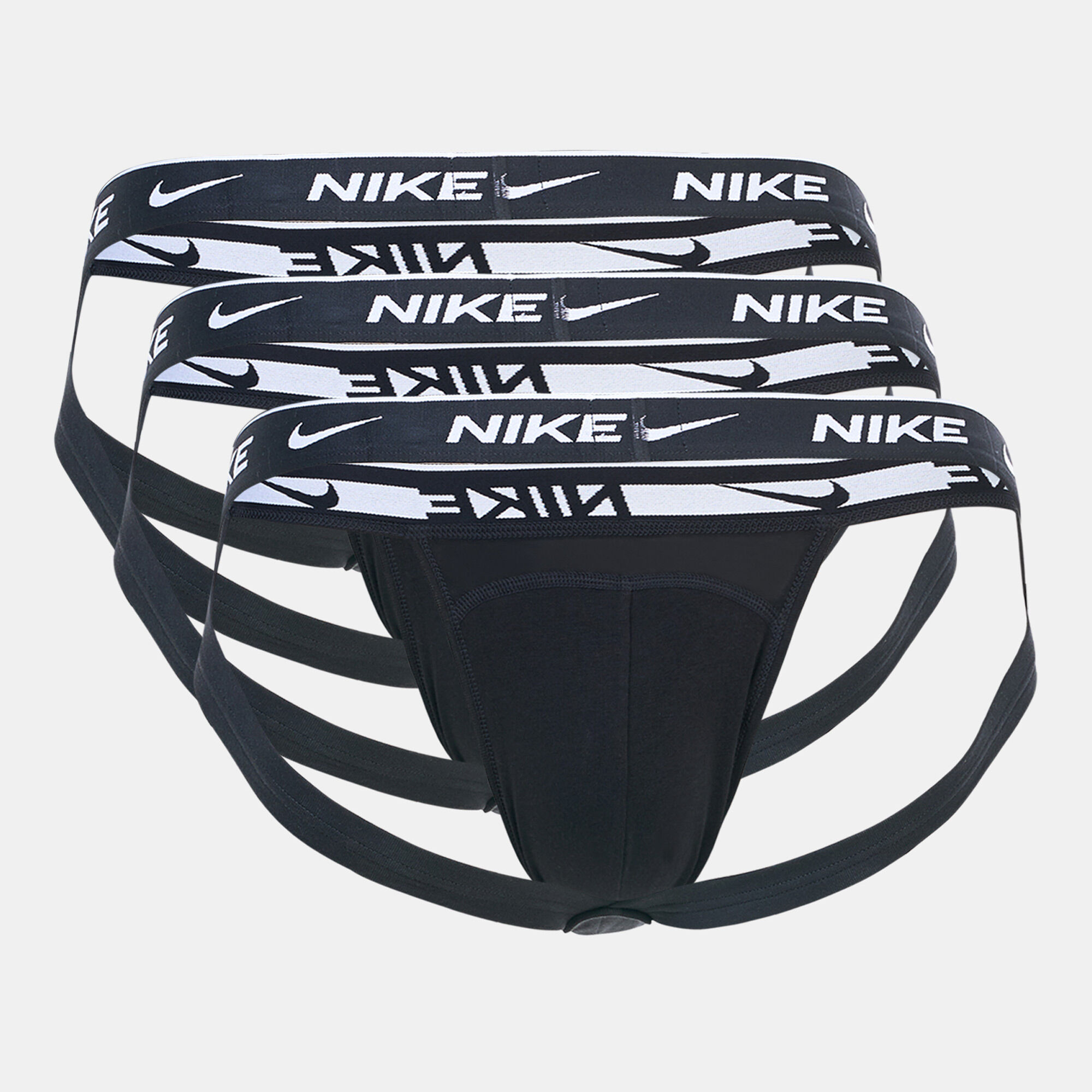 Buy Nike Men s Jock Strap Briefs 3 Pack Black in KSA SSS