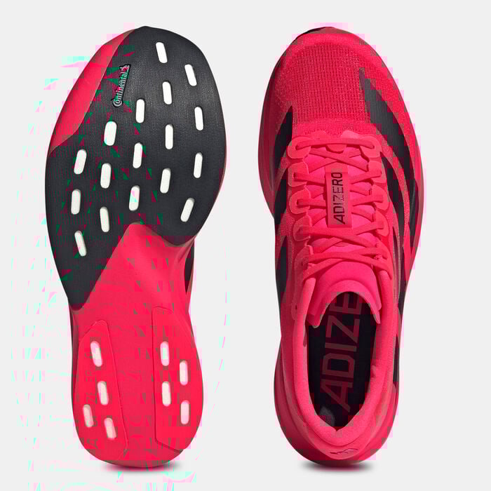 adidas Women's Adizero EVO SL Shoes Red adidas Women's Adizero EVO SL Shoes Red image number 4