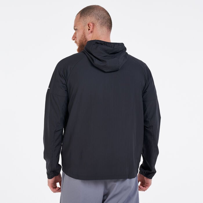 Nike Men's Miler Repel Running Jacket Black Nike Men's Miler Repel Running Jacket Black image number 1