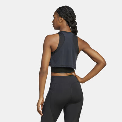 adidas Women's Cool Intensity 2-In-1 Training Tank Top Black