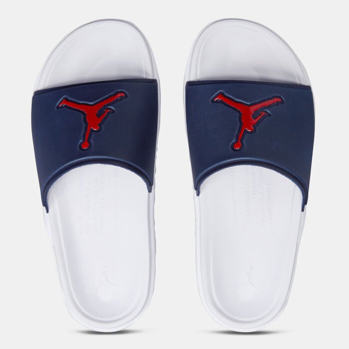 Jordan Men's Jumpman Slides Blue Jordan Men's Jumpman Slides Blue image number 4