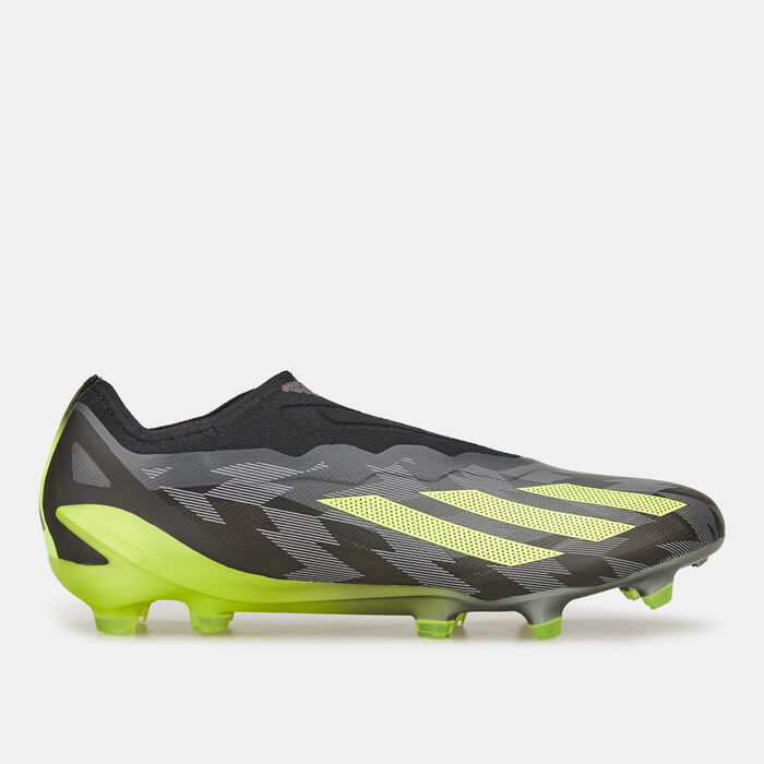 adidas Men's X CRAZYFAST.1 Laceless Firm Ground Football Shoe Black image number 0