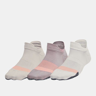 Under Armour Women's Breathe Tab No-Show Socks (3 Pairs) Grey Under Armour Women's Breathe Tab No-Show Socks (3 Pairs) Grey