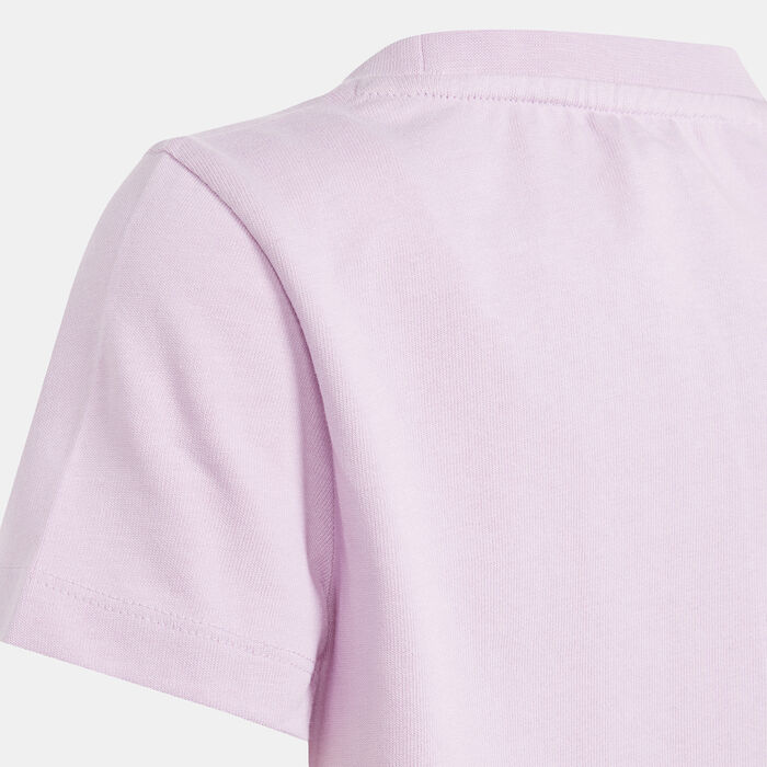 adidas Originals Kids' Floral T-Shirt Dress Purple image number 4