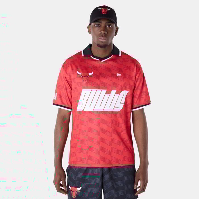New Era Men's NBA Chicago Bulls T-Shirt Red New Era Men's NBA Chicago Bulls T-Shirt Red image number 0