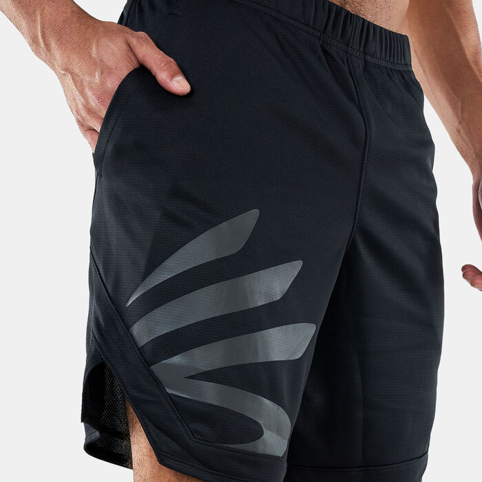 Under Armour Men's Curry Splash Shorts Blue Under Armour Men's Curry Splash Shorts Blue image number 3