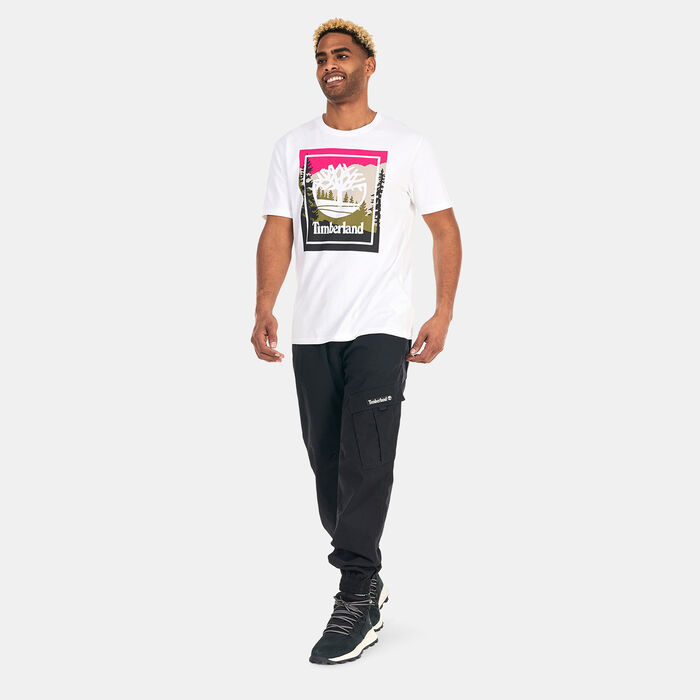 Timberland Men's Outdoor Inspired Graphic T-Shirt White image number 2