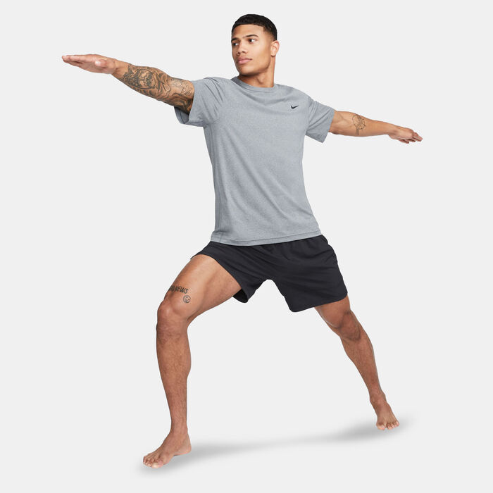 Nike Men's Dri-FIT Hyverse UV Training T-Shirt Grey image number 2