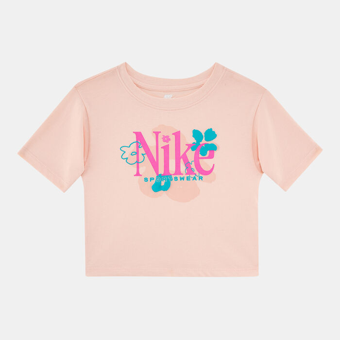 Nike Kids' Wild Flower Dri-FIT Scooter Set Pink Nike Kids' Wild Flower Dri-FIT Scooter Set Pink image number 1