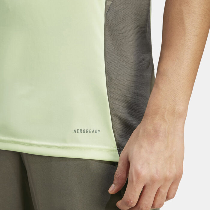 adidas Men's Real Madrid Tiro 25 Competition Training Football Top Green image number 4