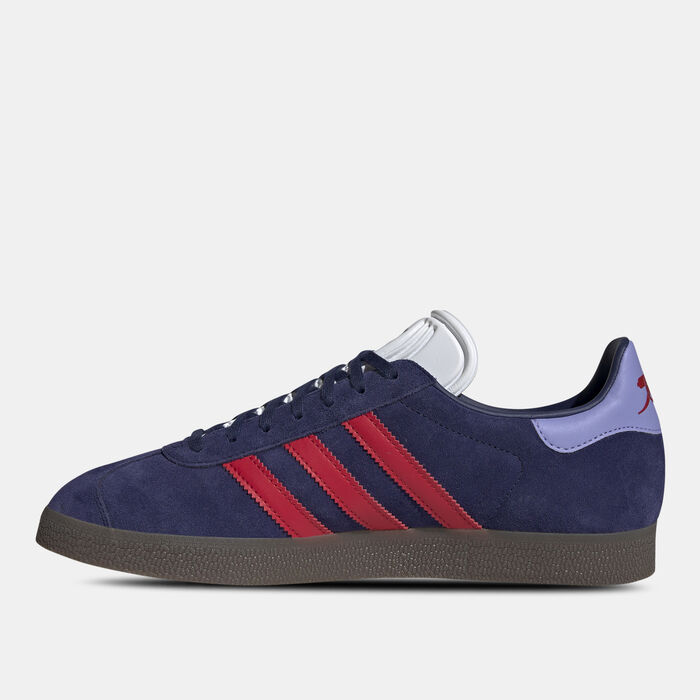 adidas Men's Arsenal Gazelle Shoes Blue adidas Men's Arsenal Gazelle Shoes Blue image number 2