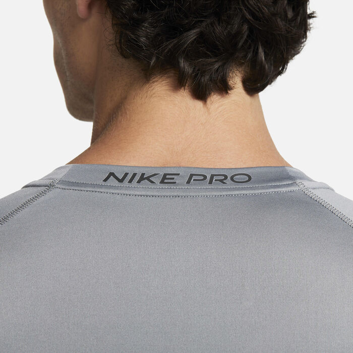 Nike Men's Pro Dri-FIT Training Top Grey Nike Men's Pro Dri-FIT Training Top Grey image number 3