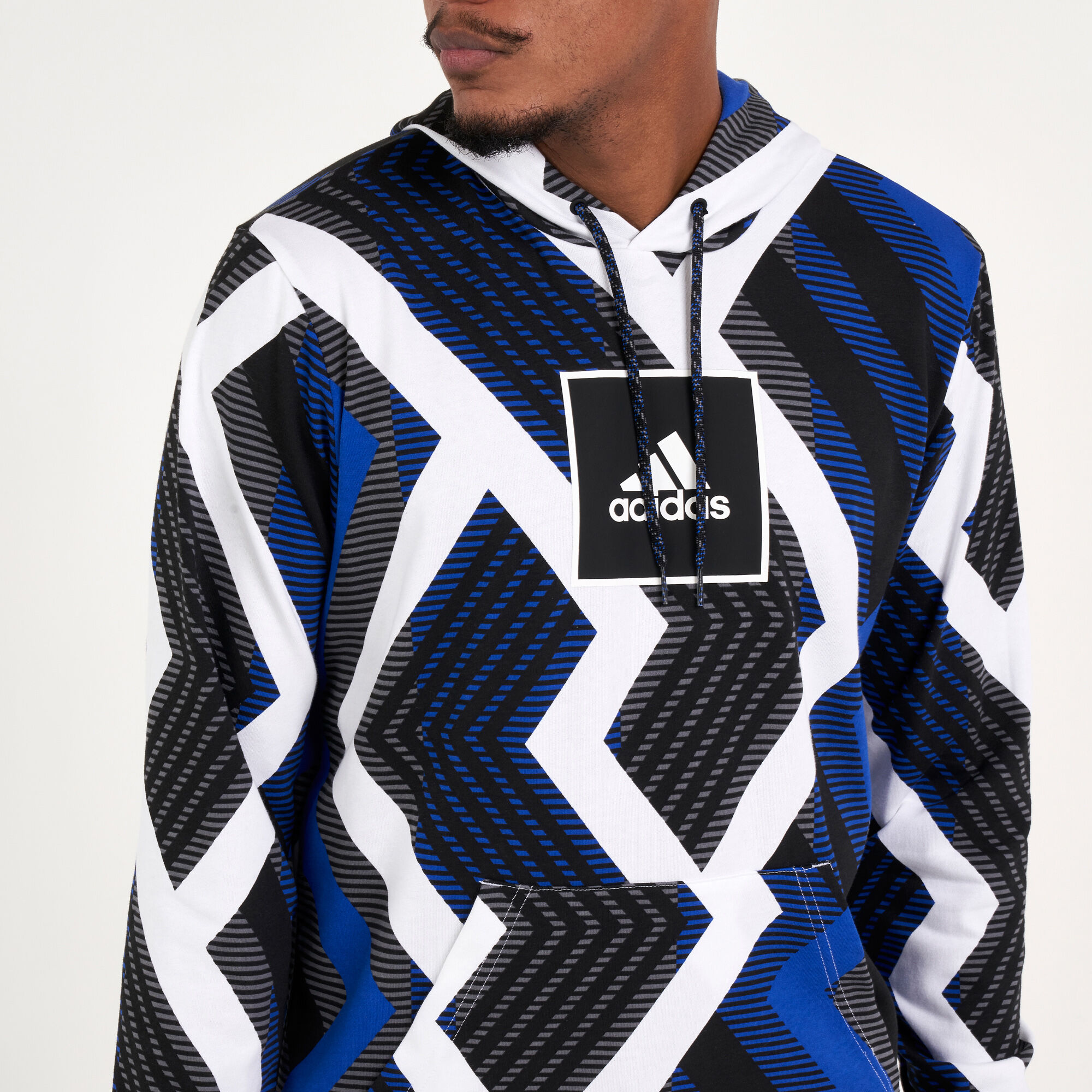 Buy adidas Men s Allover Print Hoodie Multi Color in KSA SSS