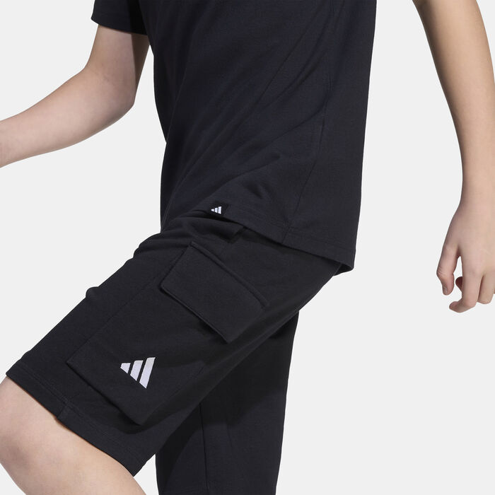 adidas Kids' Graffiti Graphic T-Shirt Black image number 3