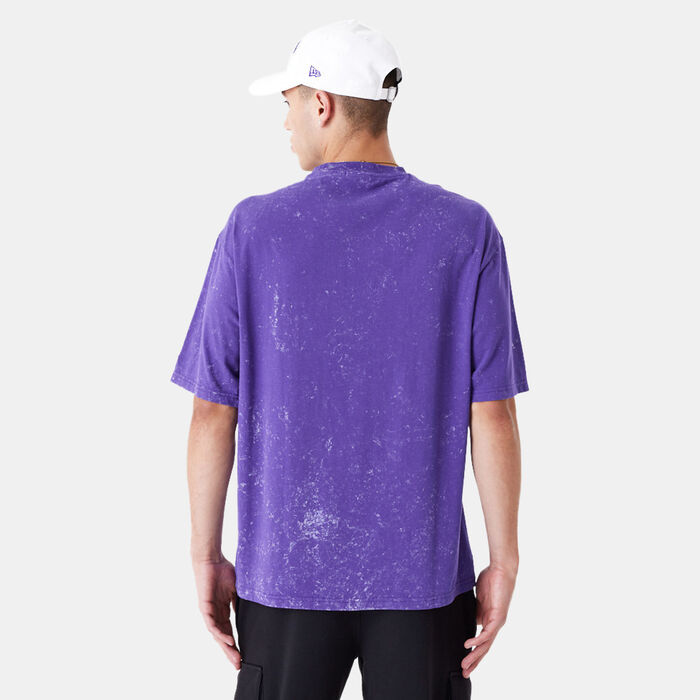 New Era NBA Los Angeles Lakers Washed T-Shirt Purple New Era NBA Los Angeles Lakers Washed T-Shirt Purple image number 1