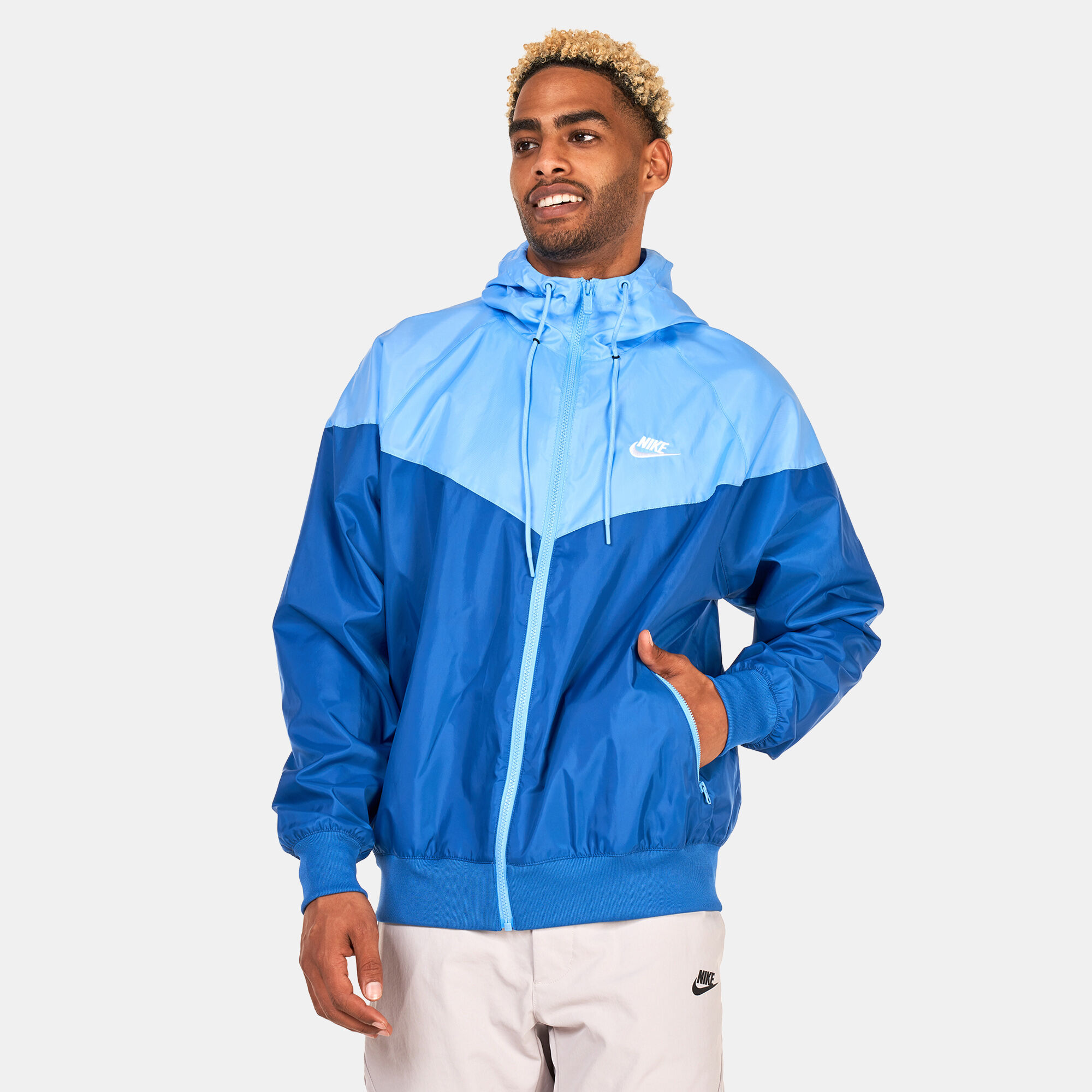 Buy Nike Men s Sportswear Windrunner Hooded Jacket Blue in KSA SSS