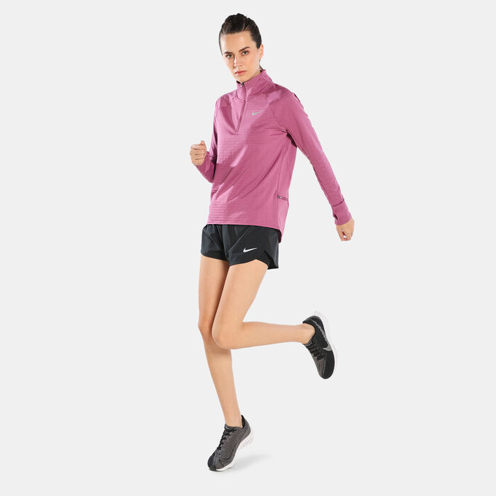 Nike Women's Therma-FIT Element Sweatshirt Purple image number 2