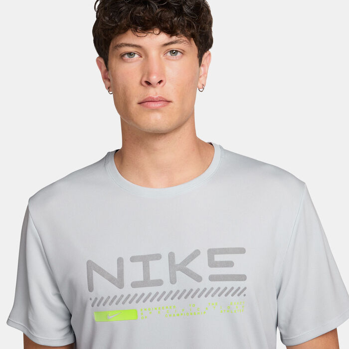 Nike Men's Miler Winterized Running Top Grey Nike Men's Miler Winterized Running Top Grey image number 2