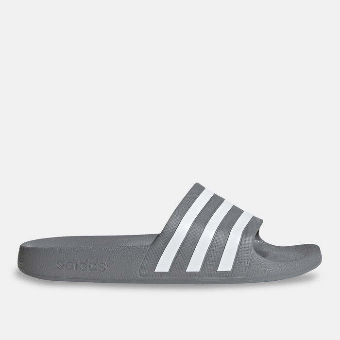 adidas Adilette Aqua Slides Grey adidas Adilette Aqua Slides Grey image number 1
