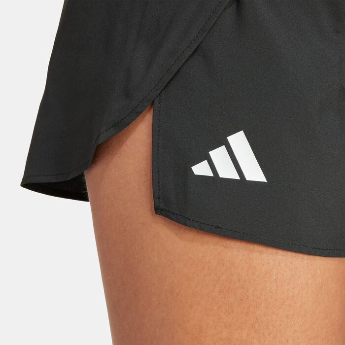 adidas Women's Adizero Essentials Split Running Shorts Black adidas Women's Adizero Essentials Split Running Shorts Black image number 4